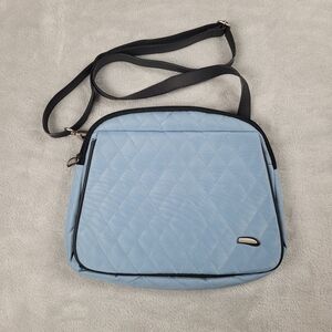 Travelon Women's Crossbody Blue Travel Sling Shoulder Bag
